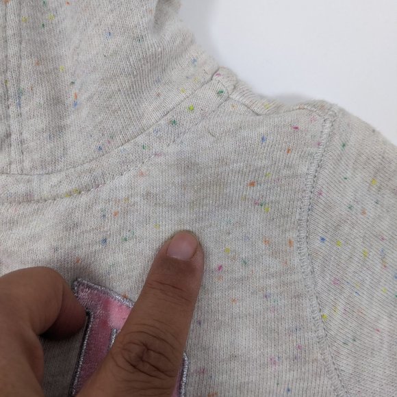 Gap Oatmeal Sherpa Logo Sweatshirt Oatmeal - Picture 4 of 8